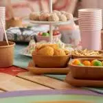 cookies, cups, biscuits, happy birthday, celebration, party, candy bar vaptisi 2